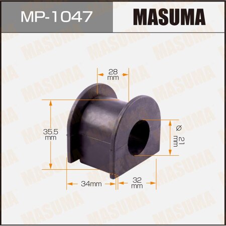 Stabilizer bar bushing Masuma, MP-1047