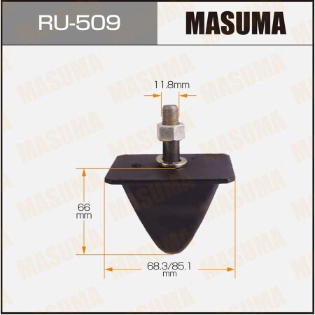 Silent block suspension bush Masuma, RU-509