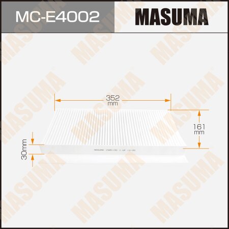 Cabin air filter Masuma, MC-E4002