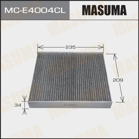 Cabin air filter Masuma charcoal, MC-E4004CL