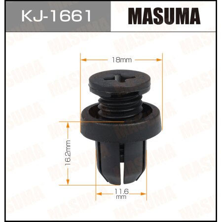 Retainer clip Masuma plastic, KJ-1661