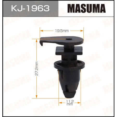 Retainer clip Masuma plastic, KJ-1963