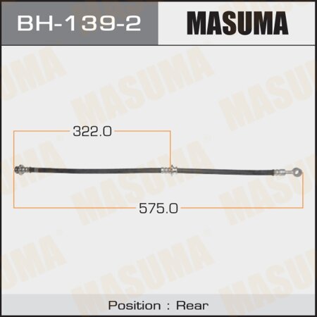 Brake hose Masuma, BH-139-2