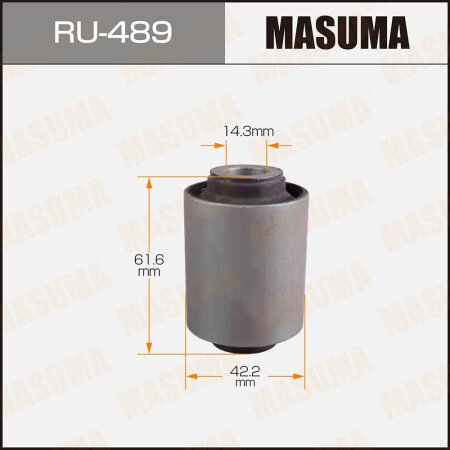 Silent block suspension bush Masuma, RU-489