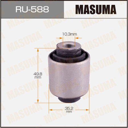 Silent block suspension bush Masuma, RU-588