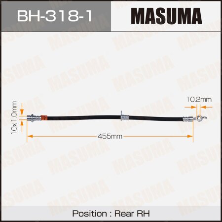 Brake hose Masuma, BH-318-1