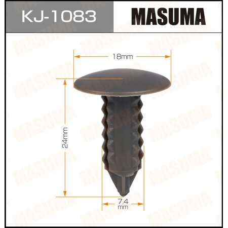 Retainer clip Masuma plastic, KJ-1083