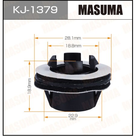 Retainer clip Masuma plastic, KJ-1379