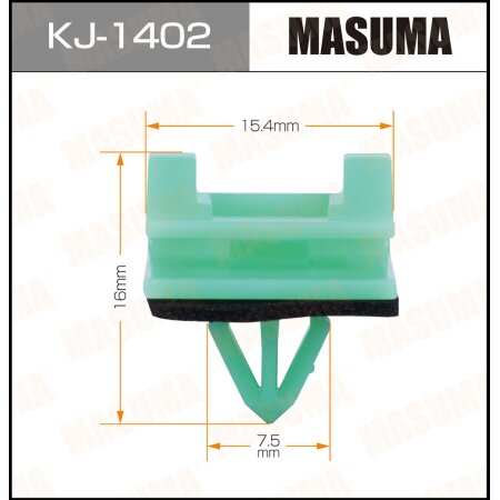 Retainer clip Masuma plastic, KJ-1402