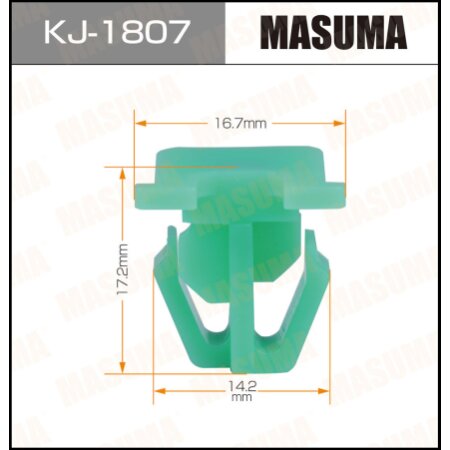 Retainer clip Masuma plastic, KJ-1807