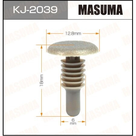 Retainer clip Masuma plastic, KJ-2039