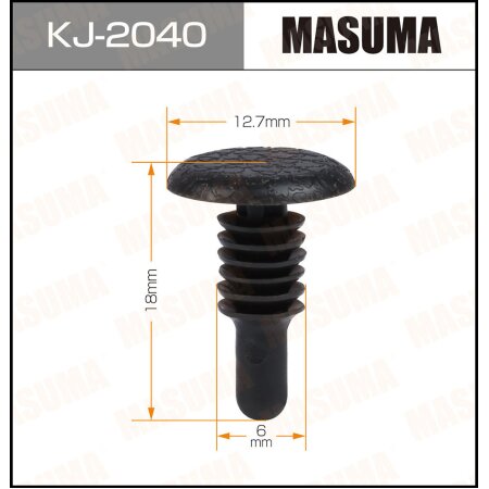 Retainer clip Masuma plastic, KJ-2040