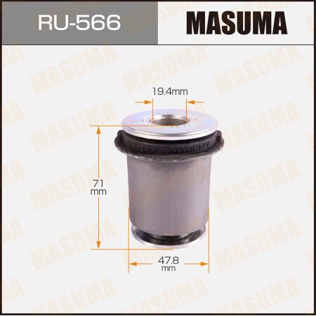 Silent block suspension bush Masuma, RU-566