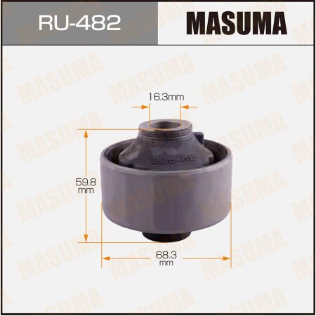 Silent block suspension bush Masuma, RU-482