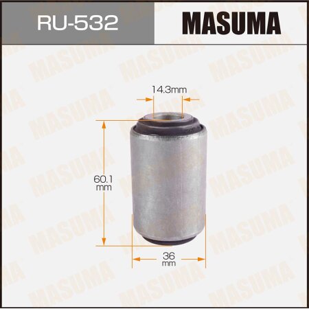 Silent block suspension bush Masuma, RU-532