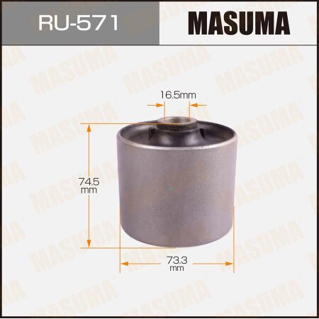 Silent block suspension bush Masuma, RU-571