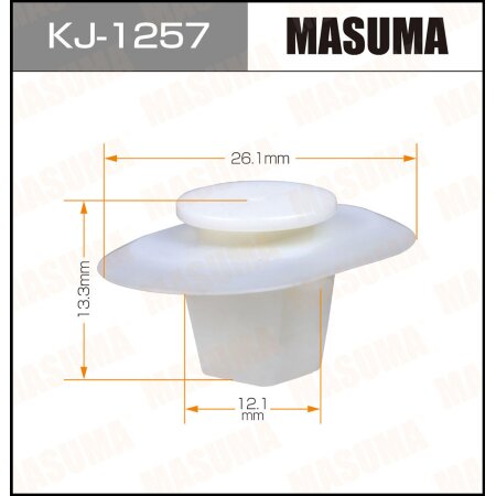 Retainer clip Masuma plastic, KJ-1257