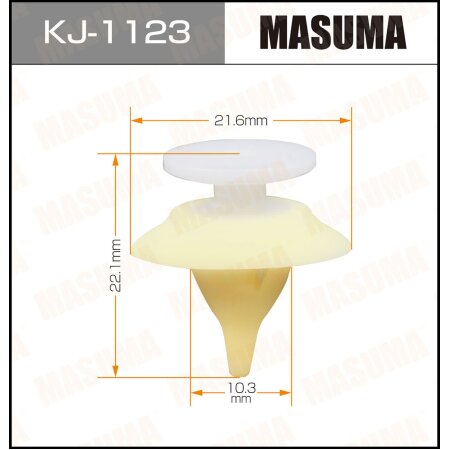 Retainer clip Masuma plastic, KJ-1123