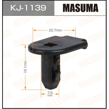 Retainer clip Masuma plastic, KJ-1139