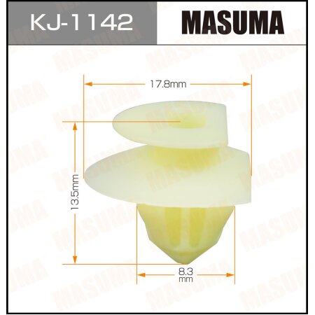 Retainer clip Masuma plastic, KJ-1142