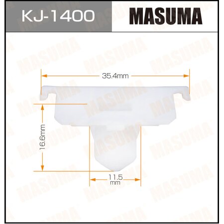 Retainer clip Masuma plastic, KJ-1400