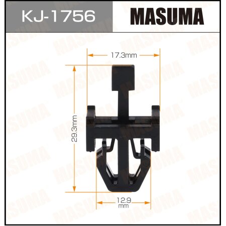 Retainer clip Masuma plastic, KJ-1756