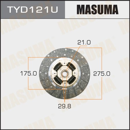 Clutch disc Masuma, TYD121U