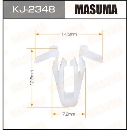 Retainer clip Masuma plastic, KJ-2348