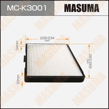 Cabin air filter Masuma, MC-K3001