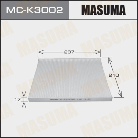 Cabin air filter Masuma, MC-K3002