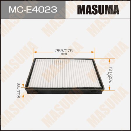 Cabin air filter Masuma, MC-E4023