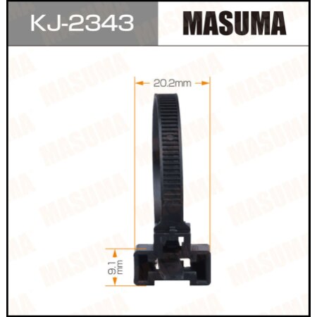 Retainer clip Masuma plastic, KJ-2343