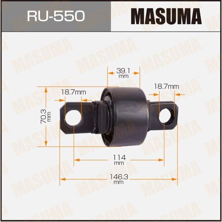 Silent block suspension bush Masuma, RU-550