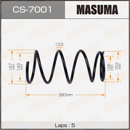 Coil spring Masuma, CS-7001