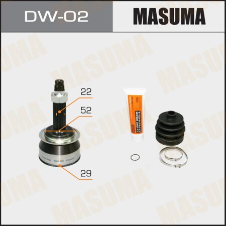 CV joint  (inner) Masuma, DW-02