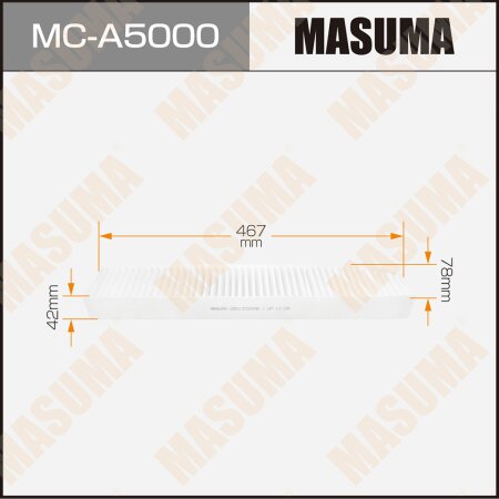 Cabin air filter Masuma, MC-A5000