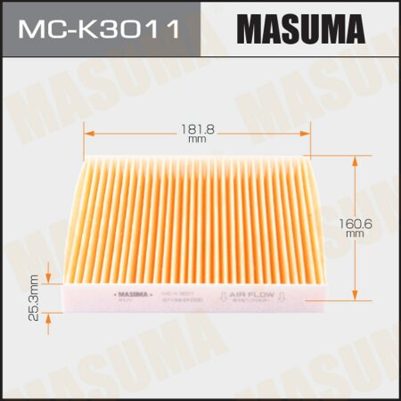 Cabin air filter Masuma, MC-K3011