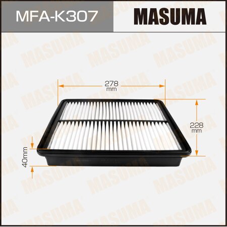 Air filter Masuma, MFA-K307