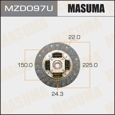 Clutch disc Masuma, MZD097U