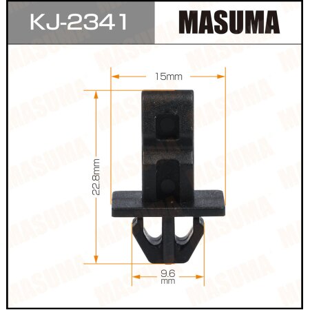 Retainer clip Masuma plastic, KJ-2341