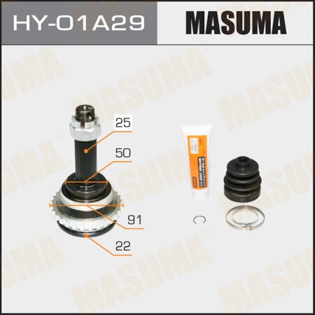 CV joint (outer) Masuma, HY-01A29