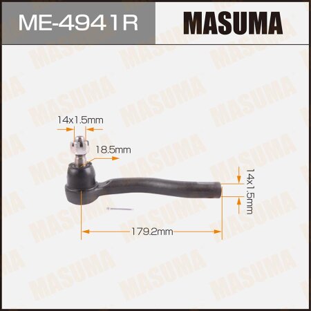 Tie rod end Masuma, ME-4941R