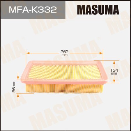 Air filter Masuma, MFA-K332