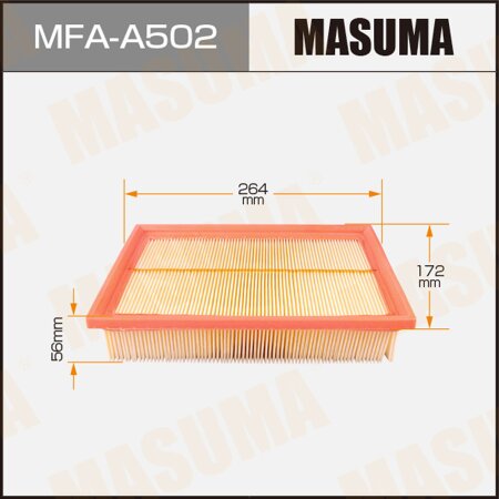 Air filter Masuma, MFA-A502