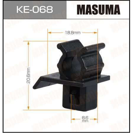 Retainer clip Masuma plastic, KE-068