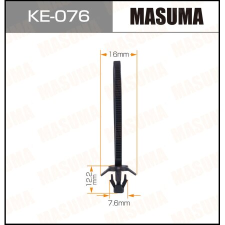 Retainer clip Masuma plastic, KE-076