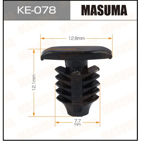 Retainer clip Masuma plastic, KE-078