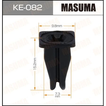 Retainer clip Masuma plastic, KE-082