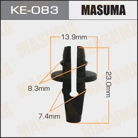 Retainer clip Masuma plastic, KE-083