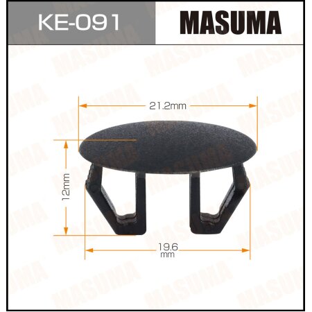 Retainer clip Masuma plastic, KE-091